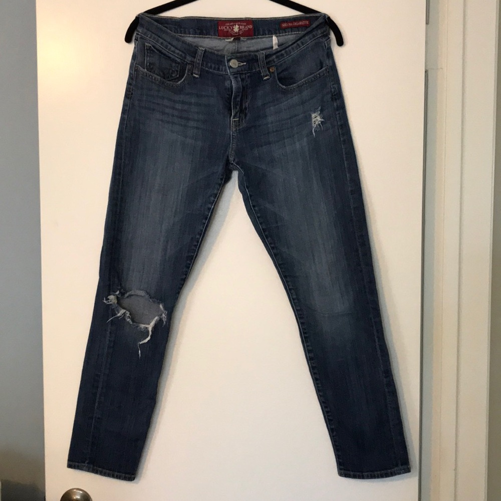 Woman’s 6/28 Sienna Cigarette cropped jean